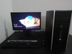 HP Gaming PC with LED Display and Keyboard, Mouse 0