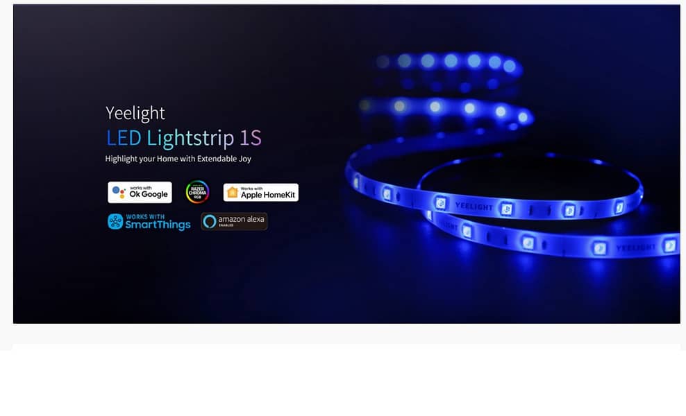 Yeelight LED Light Strip 1S Smart Wifi APP RGB Alexa Google