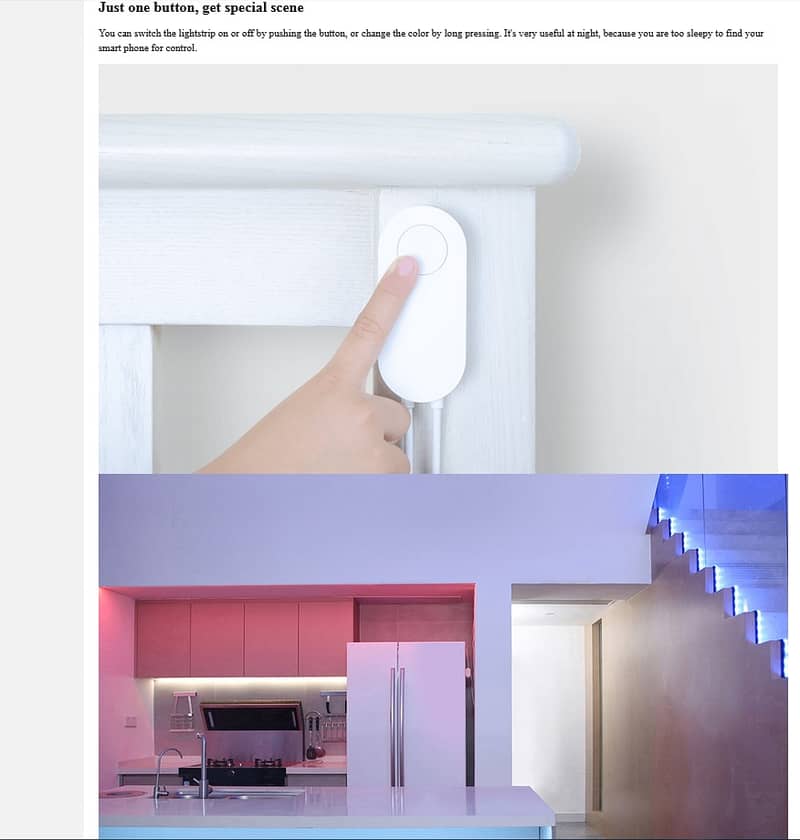 Yeelight LED Light Strip 1S Smart Wifi APP RGB Alexa Google Assistant 8