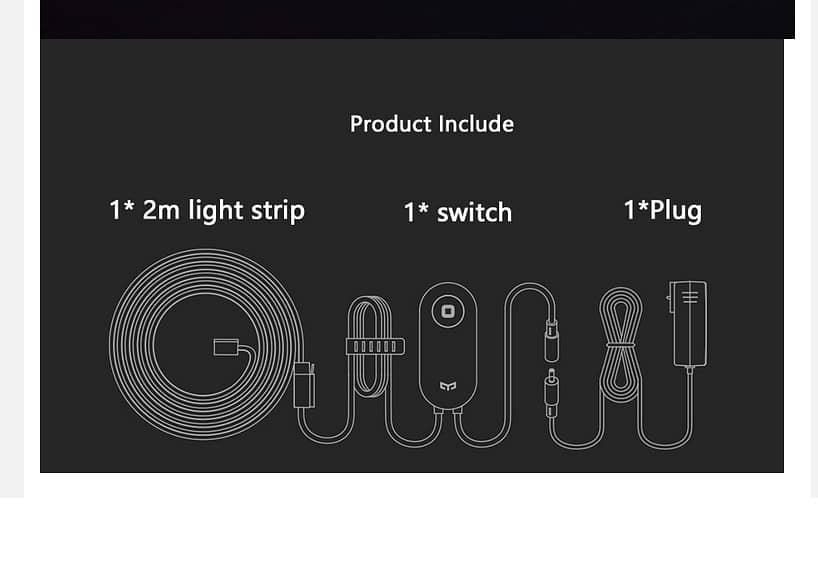 Yeelight LED Light Strip 1S Smart Wifi APP RGB Alexa Google Assistant 10