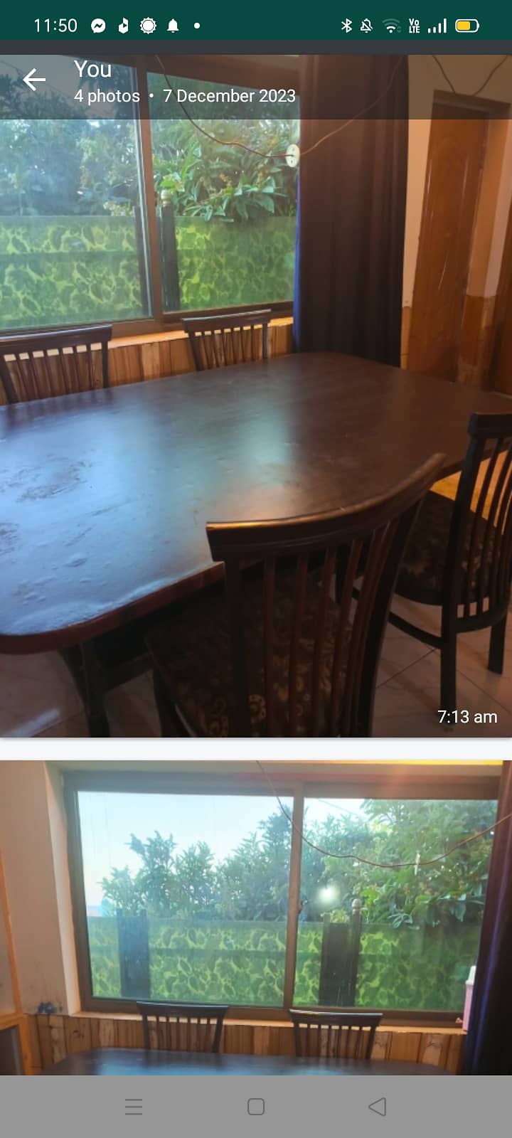 Wooden Dinning table 1