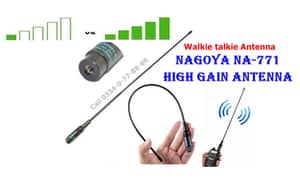 Nagoya NA-771 Antenna for Walkie talkie VHF & UHF Wireless Car Vehicle