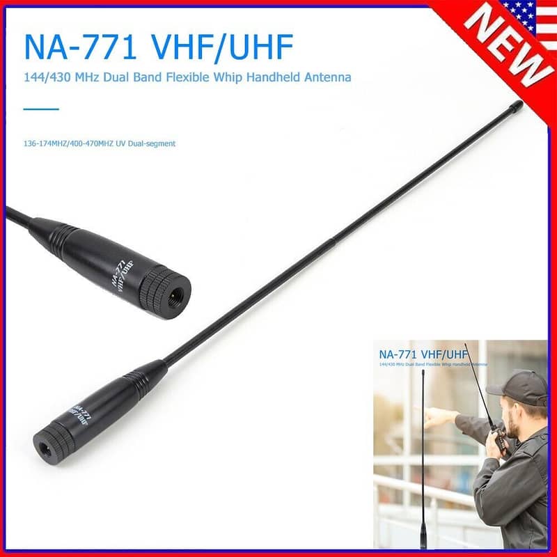 Nagoya NA-771 Antenna for Walkie talkie VHF & UHF Wireless Car Vehicle 2