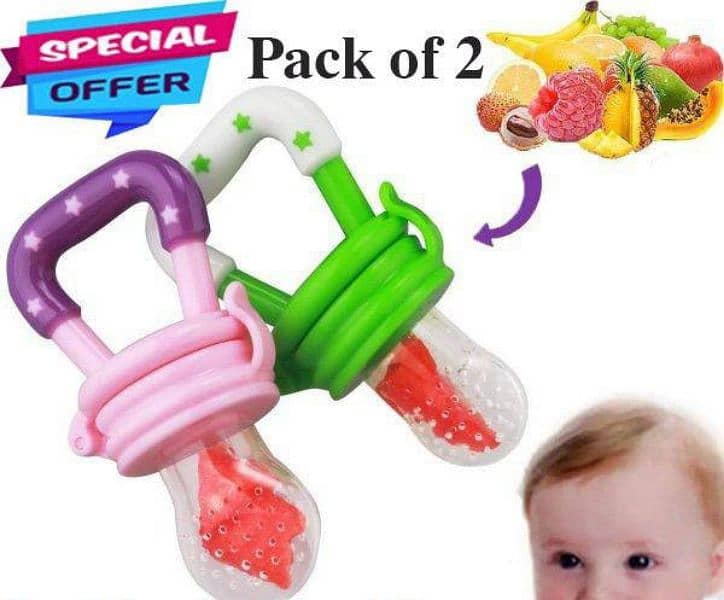 Pack of 2 Baby Fruit Pacifier 2
