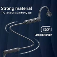 neckband conduction bluetooth earphone