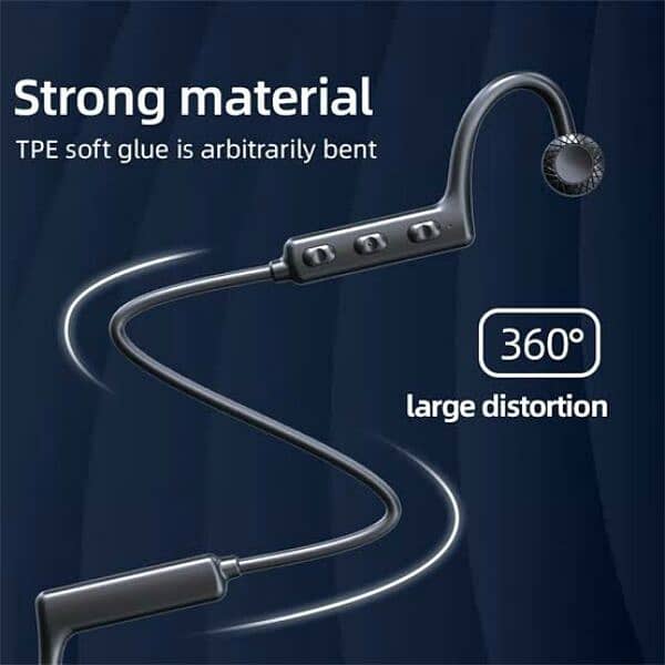 neckband conduction bluetooth earphone 0