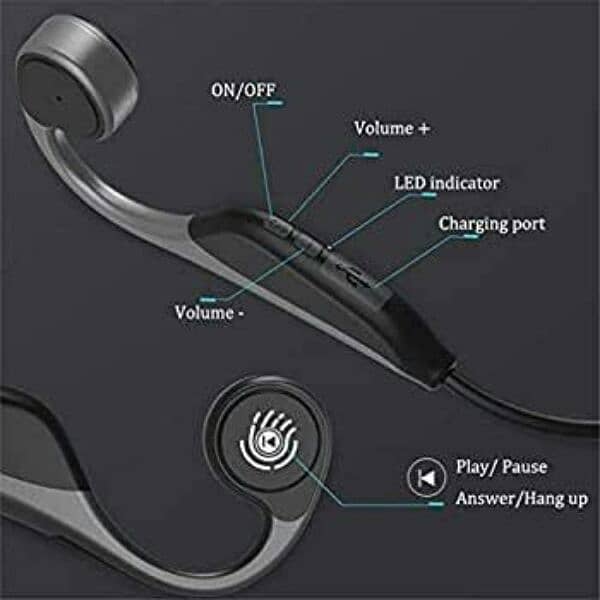 neckband conduction bluetooth earphone 3