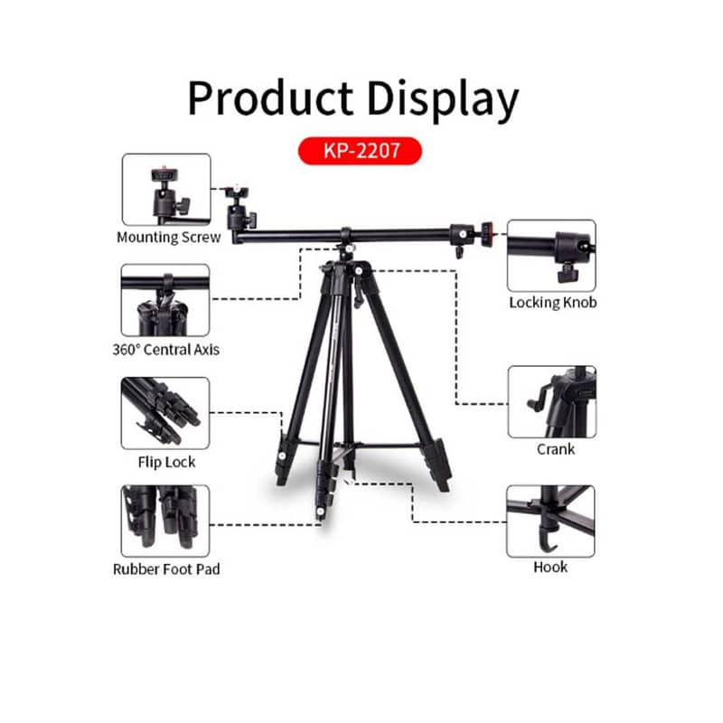 Jmary Overhead Tripod Stand KP-2207 1