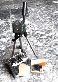 Camera with Stand Holder+Headphone with MIC