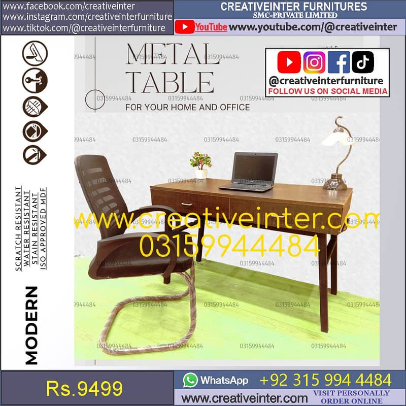 Office table desk sofa set chair workstation study computer meeting 2