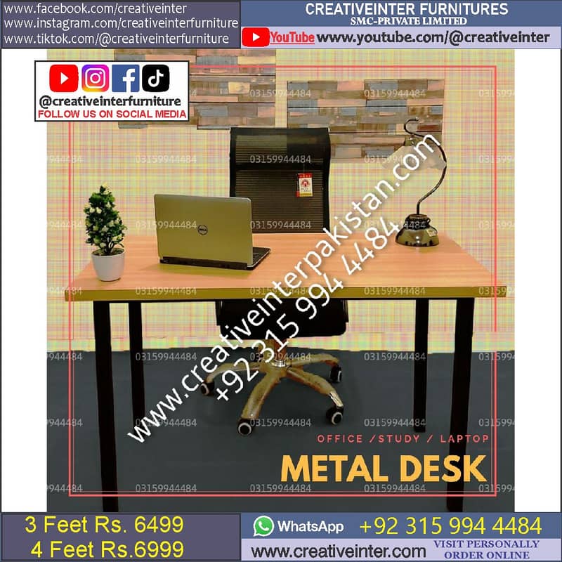 Office table desk sofa set chair workstation study computer meeting 3