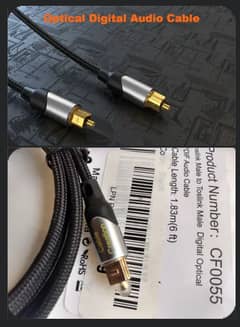 Cable creation branded  Digital Dts sound Optical Audio Cable 0