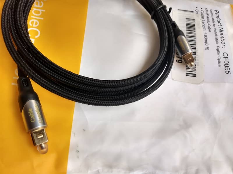 Cable creation branded  Digital Dts sound Optical Audio Cable 2