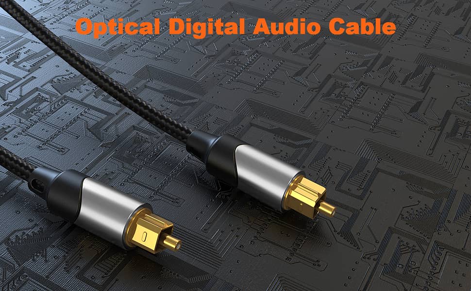 Cable creation branded  Digital Dts sound Optical Audio Cable 7
