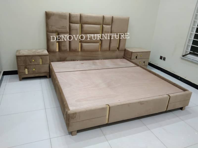 bed, complete bedset, poshish bed, modern beds (Denovo Furniture) 11