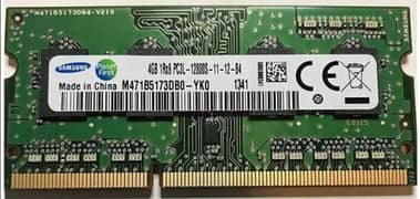Laptop Ram 4GB DDR3 PC3L-12800  Branded 100% Quality 0