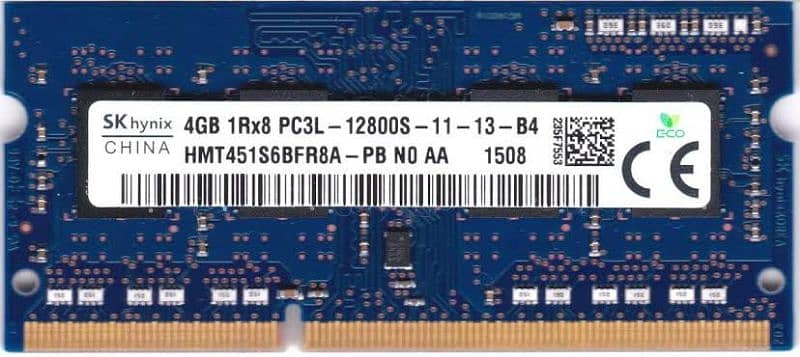 Laptop Ram 4GB DDR3 PC3L-12800  Branded 100% Quality 1