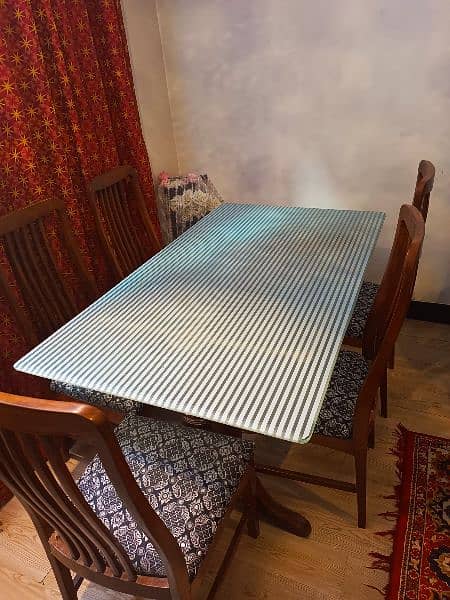 6 Seater Dinning Table (Sheesham Wood) 1