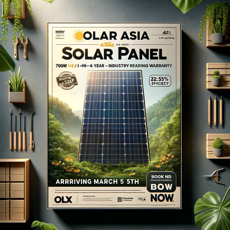 Book Now: Solar Asia's 730W HJT Solar Panel, 40-Yr Warranty ETApril 30 6