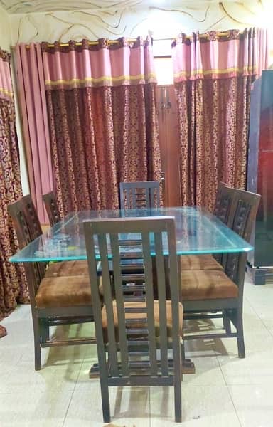 WOODEN STYLISH DINNING TABLE FOR 8 9