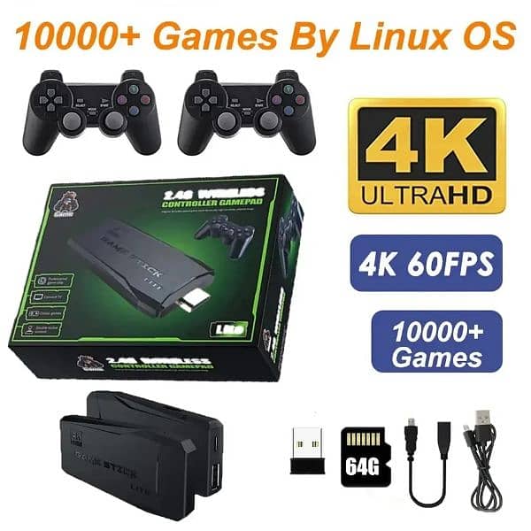 Upgraded M8 GameStick 4k with 10000 Games 64Gb variant 0