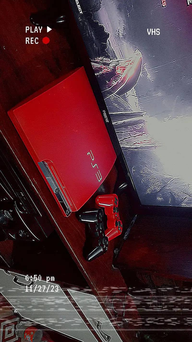 Sony Playstation 3 (PS3) Scarlet Red LIMITED EDITION