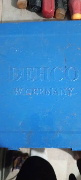 DEHCO W GERMANY RATCHET & SOCKET SET 8