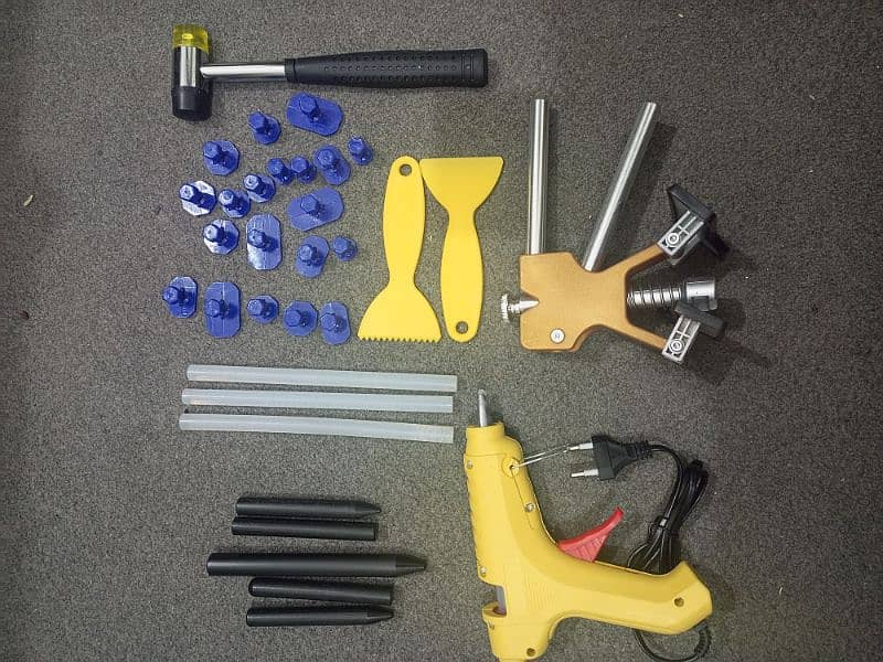 Car Dent Tool Kit Paintless Dent Removing Kit Dent Puller Hammer set 0