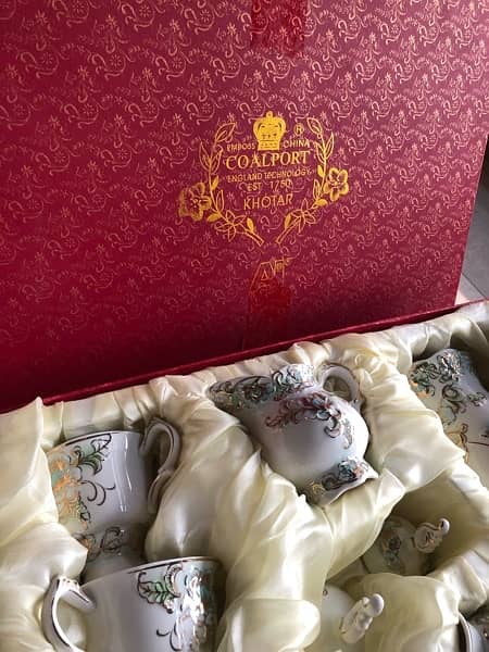 COALPORT CHINA BONE 24PC TEASET SHAADI WEDDING GIFT DINNERWARE TEA SET 10