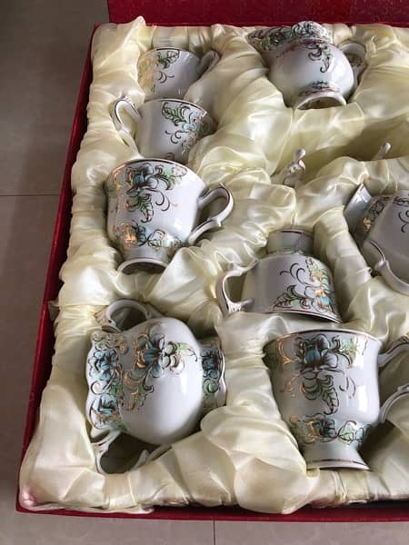 COALPORT CHINA BONE 24PC TEASET SHAADI WEDDING GIFT DINNERWARE TEA SET 16