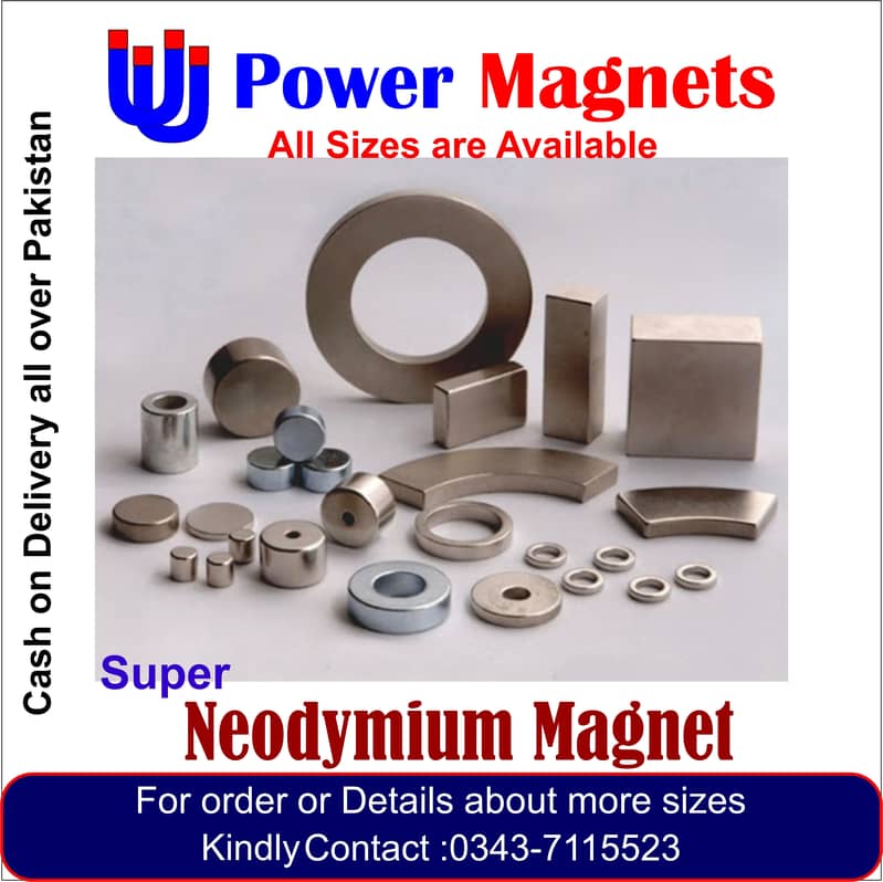 All Shapes Neodymium Magnet available HIgh Grade Imported Magnets 7
