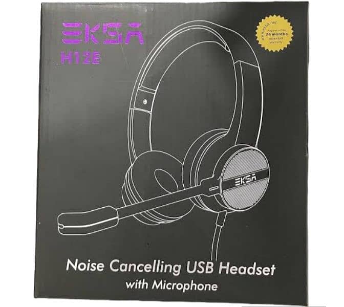 EKSA H12E Noise Cancelling USB Headset with Microphone Light Weight 9