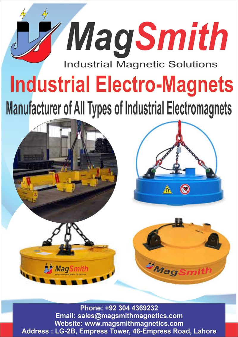 Industrial Electro Magnets available in Pakistan  at very low price 0