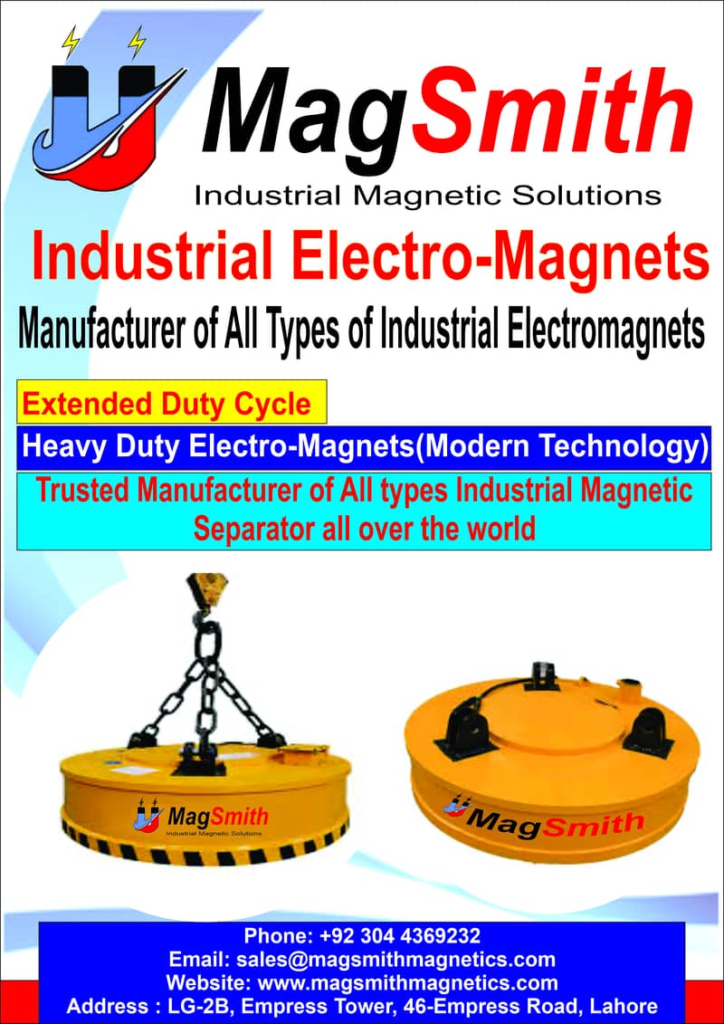 Industrial Electro Magnets available in Pakistan  at very low price 1