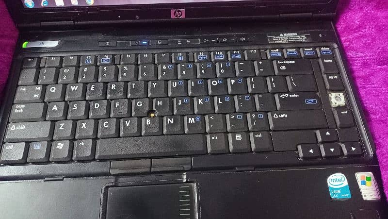 Hp nc6400 leptop core to due 4gb ram 80gb HDD 5