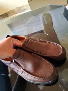1st Step Brown Office Shoes