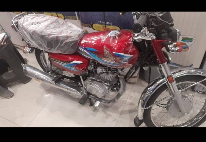 Honda 125CC Red Color Brand New Unregistered 5kms 0