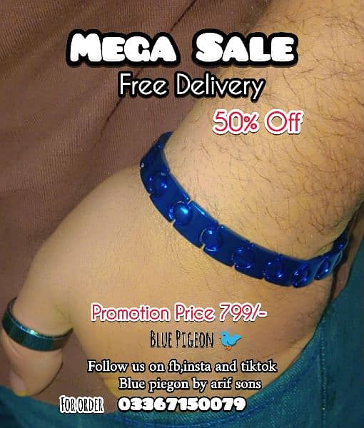 titanium bracelet for boys // metal bracelet for men delivery free 4