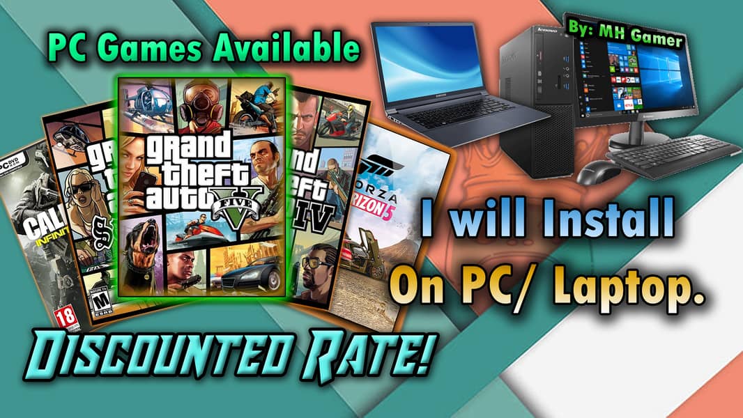 PC & Laptop Games Installation (On Demand Available) 0