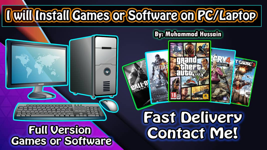 PC & Laptop Games Installation (On Demand Available) 3