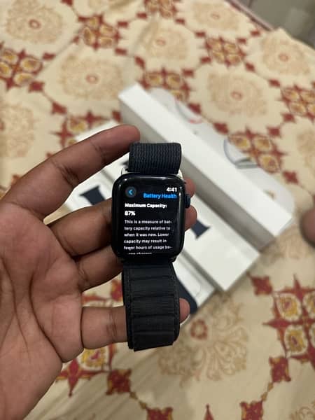 Apple watch series 6 44mm Blue Color Complete Box 2