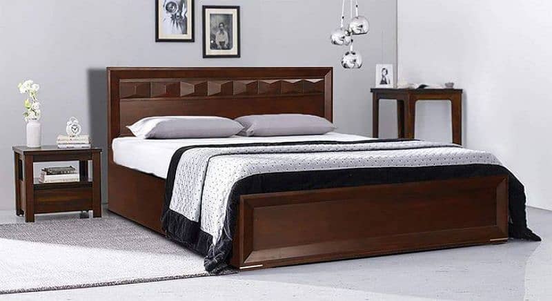 Bed / Double Bed / King Size Bed / Luxury Bed / Smart Bed/Poshish Bed 4