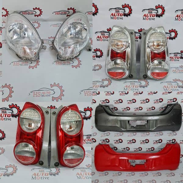 Toyota Passo Hana + / Boon Front/Back Light Head/Tail Lamp Bumper Part 1