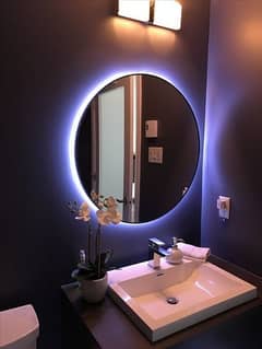 LED MIRROR | bathroom vanity and salon mirrors | touch sensor light|