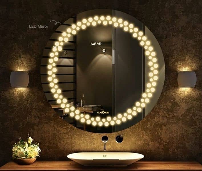 LED MIRROR | bathroom vanity and salon mirrors | touch sensor light| 2