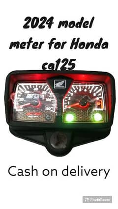 2024 model led meter for 125 motorcycle delivery all Pakistan