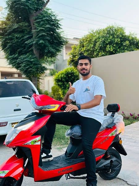 Electric Scooty 80 km in one charge 11