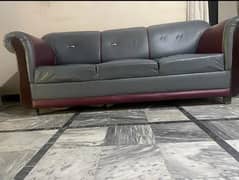 sofa 6 seat relaxin gray colour