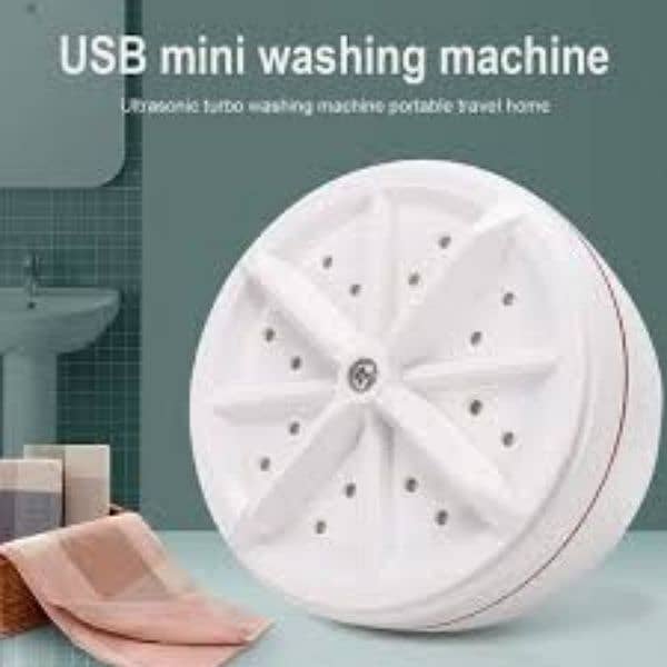 Mini Portable USB Operate Washing Machine Turbine With Box 0