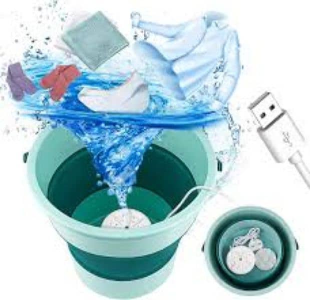 Mini Portable USB Operate Washing Machine Turbine With Box 1